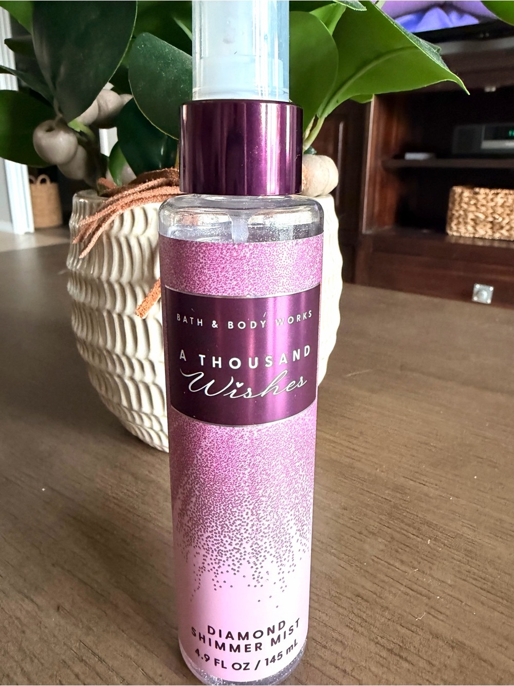 Bath & Body Works A Thousand Wishes diamond Shimmer Mist - Pink NEW FULL size